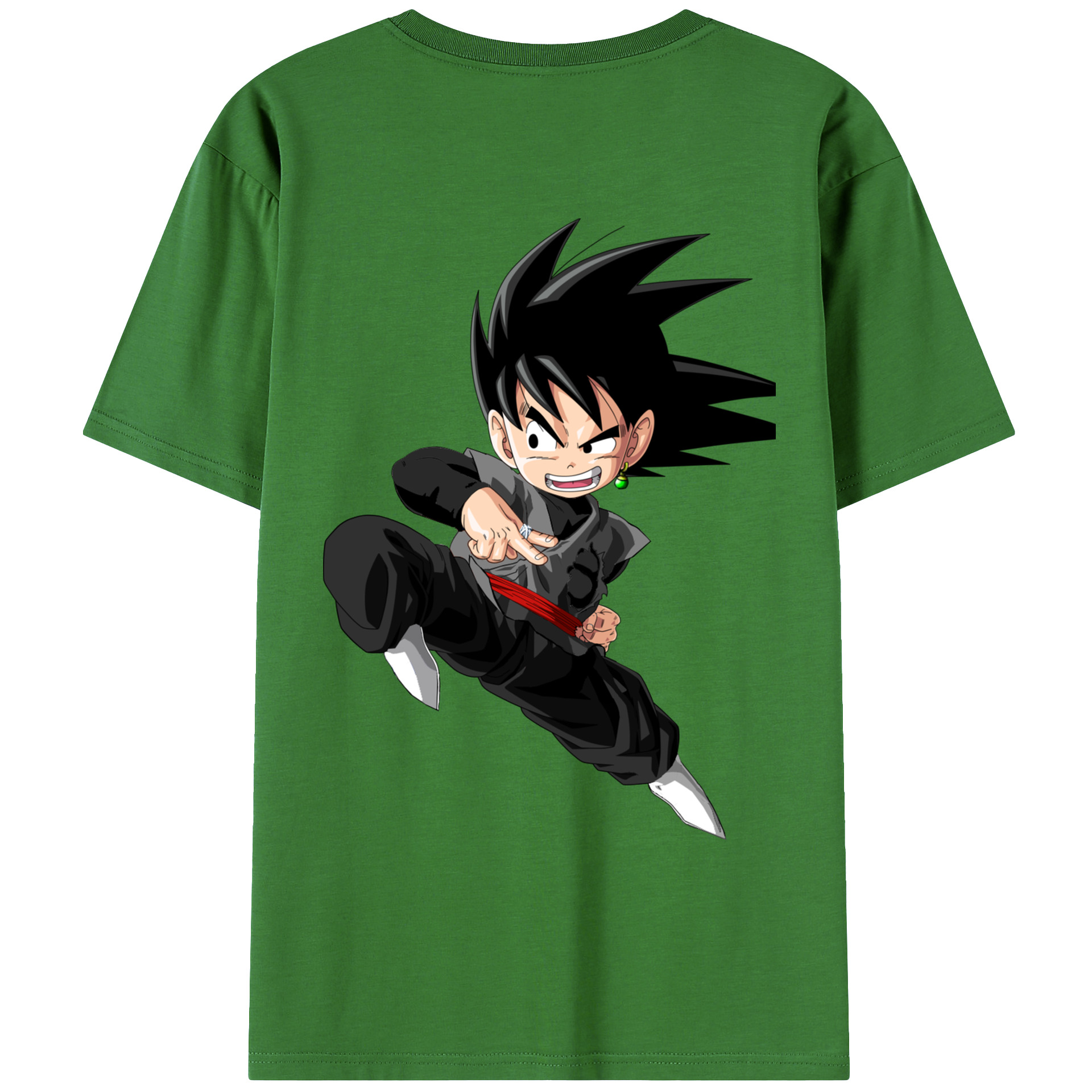 （画像用） ドラゴンボール 孫悟空（そん ごくう）Son Goku カカロット DRAGON BALL Kakarotto レディース半袖Tシャツ(バックプリント)